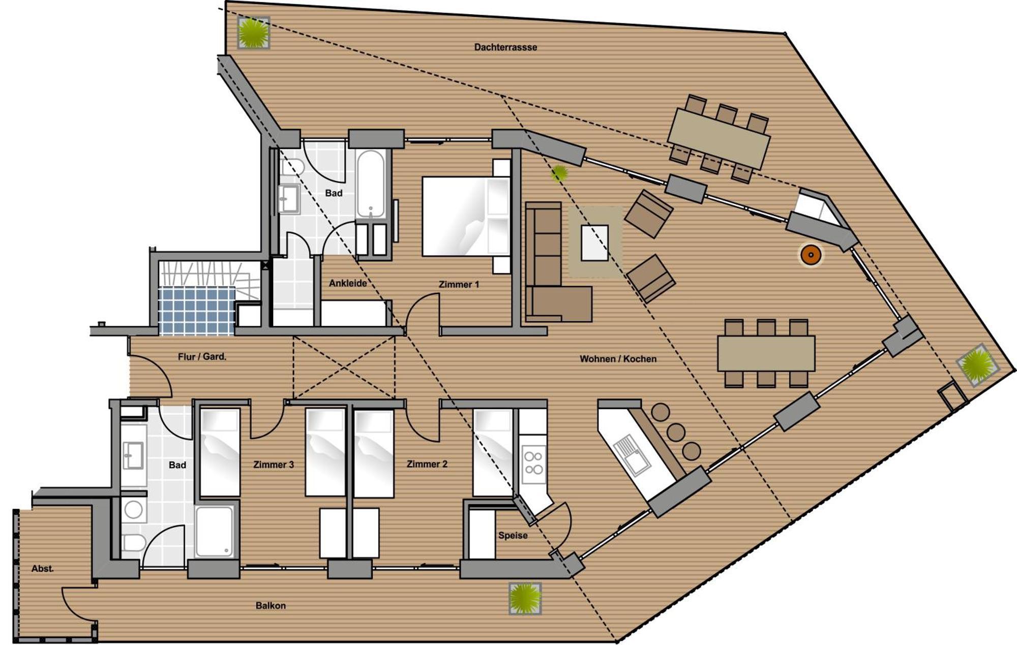 Kitzlife Apartements Kitzbühel Rom bilde
